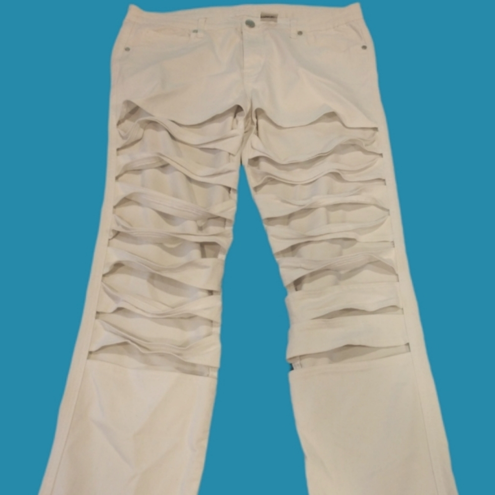 VIP Cream Straight Leg Pants